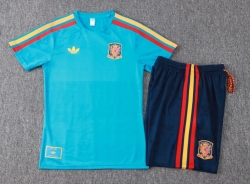 2026 Spain 26 blue retro model training kit player version S-4XL